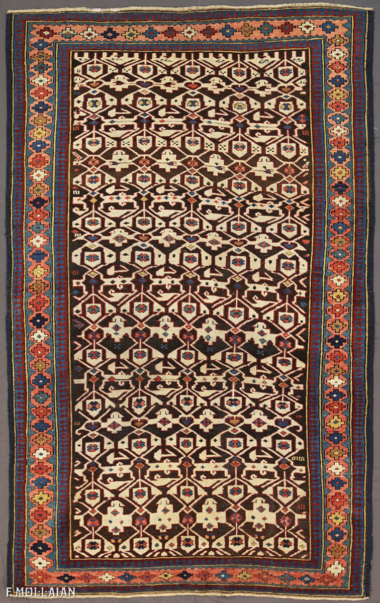 Antique Caucasian All-over Konakend Rug n °:75468597